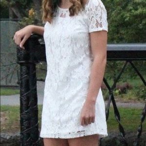 Whit lace hollister dress